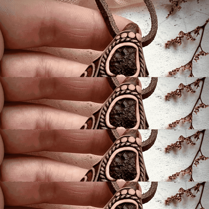 Rhodochrosite Stalactite and Moldavite Necklace - FairyGardenGlow