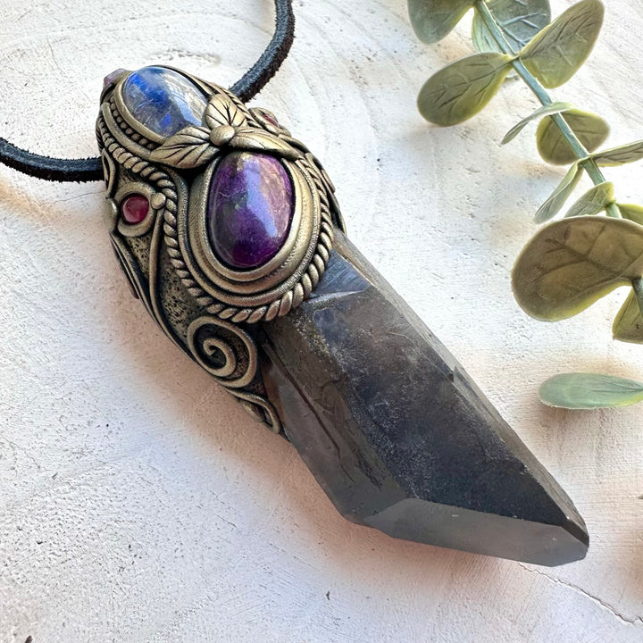 Luxury spiritual jewelry with rare gemstone combination