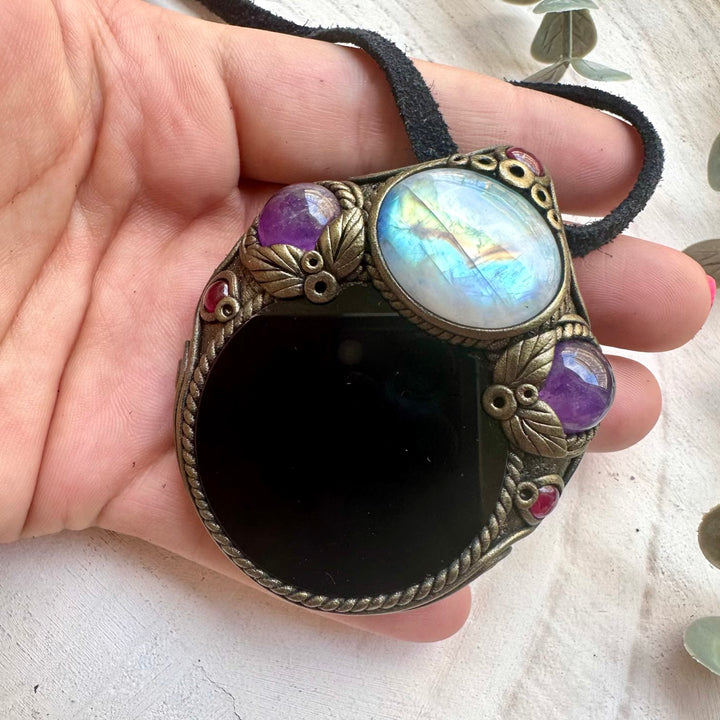 Metaphysical jewelry for intuition, emotional balance and protection