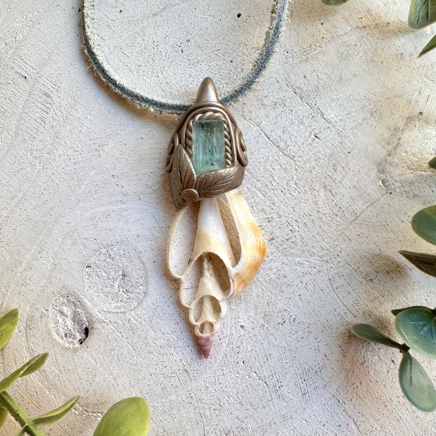 Divine feminine crystal necklace boho healing talisman jewelry