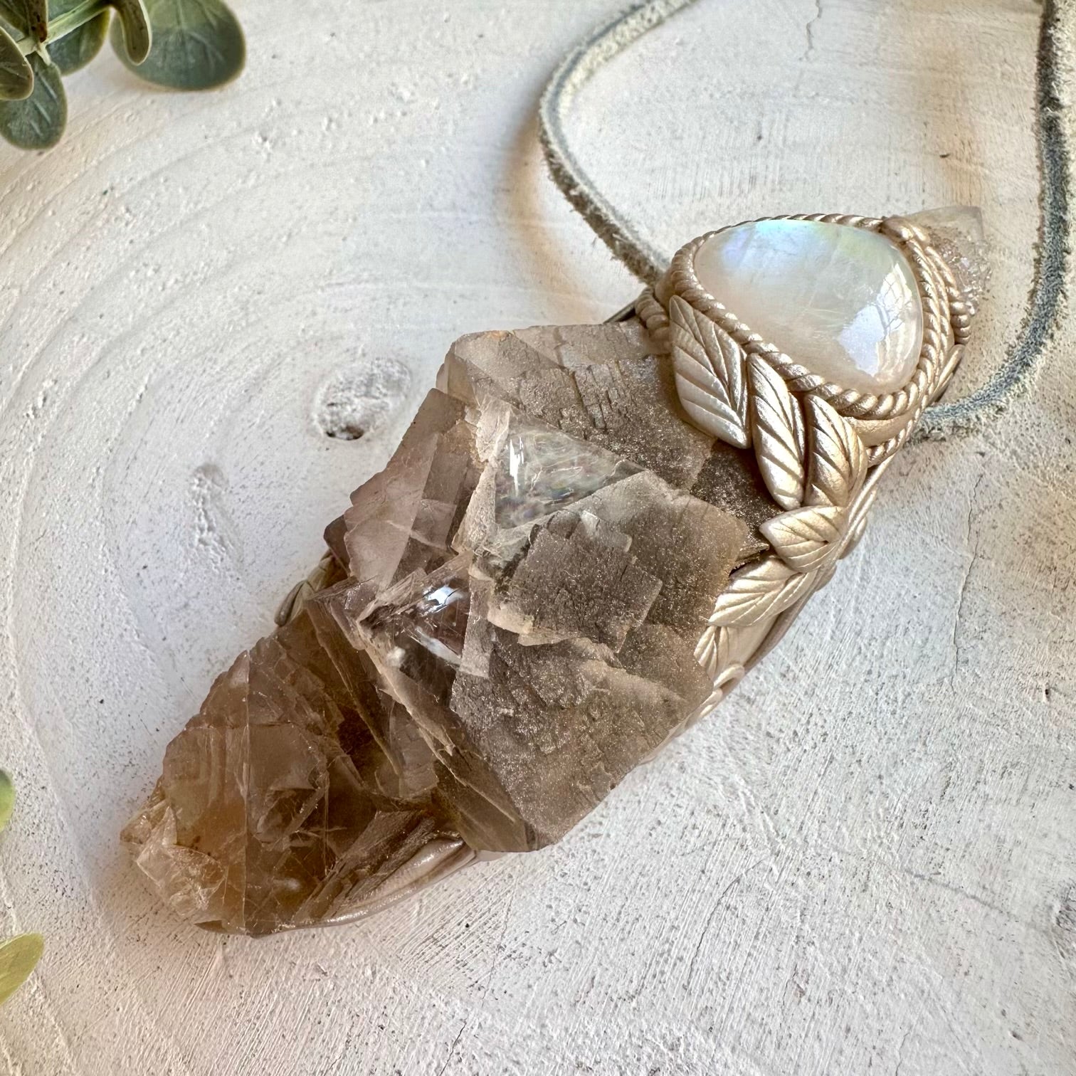 Metaphysical crystal jewelry handmade and one of a kind with natural healing crystals