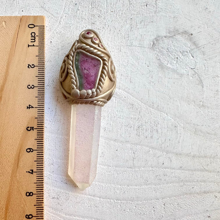 Divine feminine crystal necklace boho healing talisman jewelry