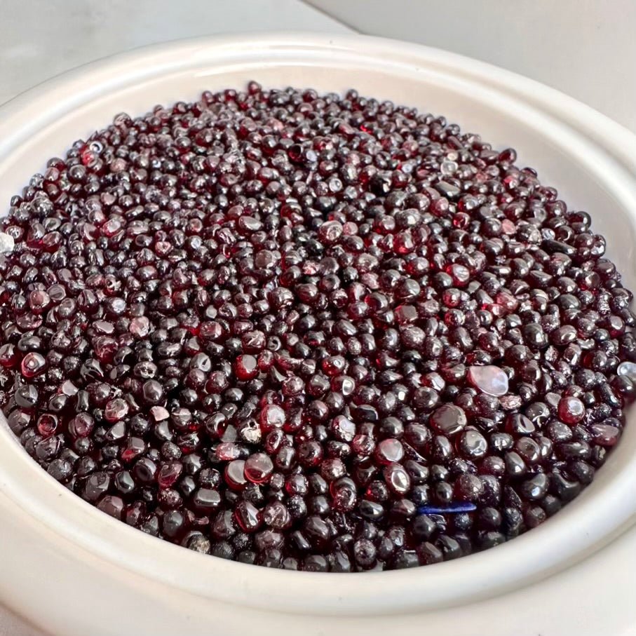 Red Garnet Chips – Natural Tiny Garnet Stones Lot, Healing Crystals for Passion & Strength - FairyGardenGlow