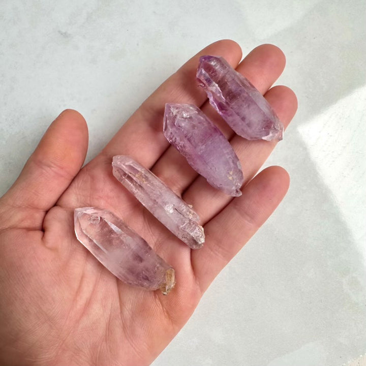Small natural Vera Cruz Amethyst crystal point